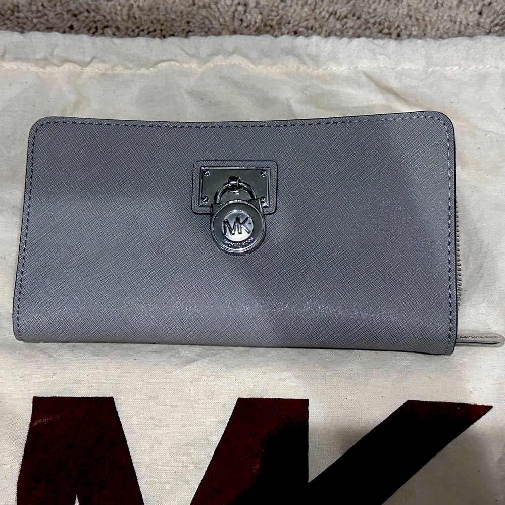 Michael Kohrs Paddlock Saffiano Leather Wallet